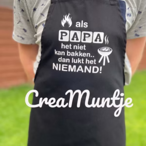Schort Als papa het niet kan bakken