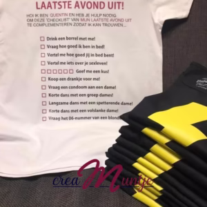 vrijgezellen checklist