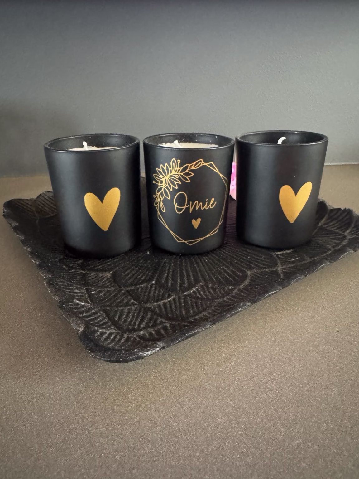 Luxe Geurkaarsenset Gepersonaliseerd - Afbeelding 2