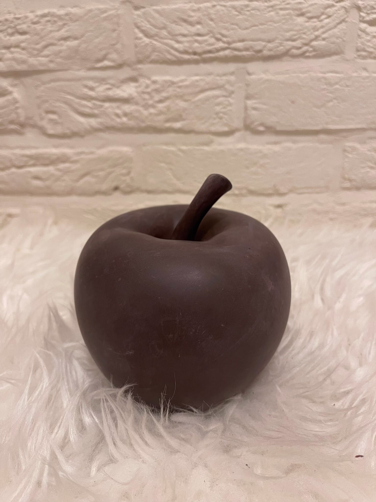 Appel deco bruin 14cm