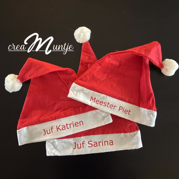 Gepersonaliseerde kerstmuts