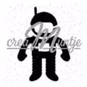 Glitter sjabloon astronaut
