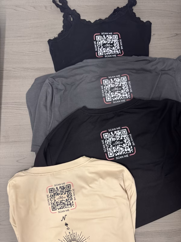 Shirts met QR-code voor bedrijven